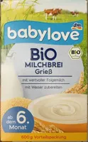 Bio Milchbrei Grieß