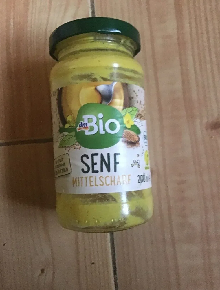 Senf mittelscharf - Bio
