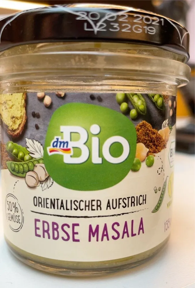 Orientalischer Aufstrich Erbse Masala