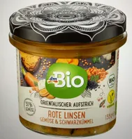 Orientalischer Aufstrich Rote Linsen Gemüse & Schwarzkümmel