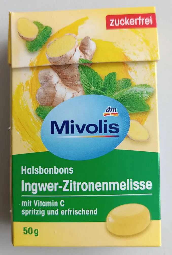 Halsbonbons Ingwer-Zitrone
