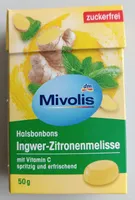 Halsbonbons Ingwer-Zitrone