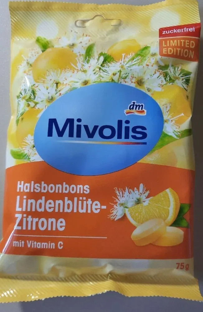 Halsbonbons Lindenblüte-Zitrone