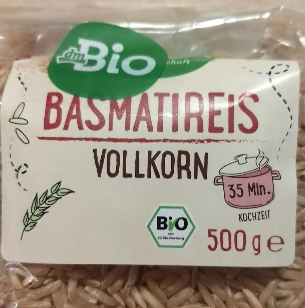 Vollkorn Basmati Reis