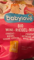 Bio mini riegel mix Banane Kirsche