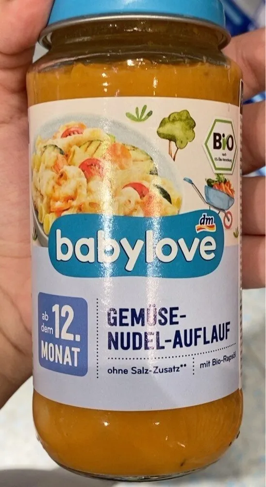 DM Babylove Gemüse-Nudel-Auflauf