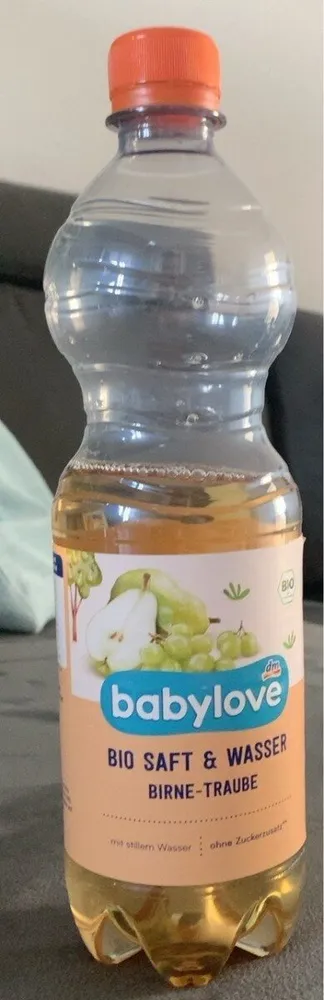 Bio Saft & Wasser - Birne Traube