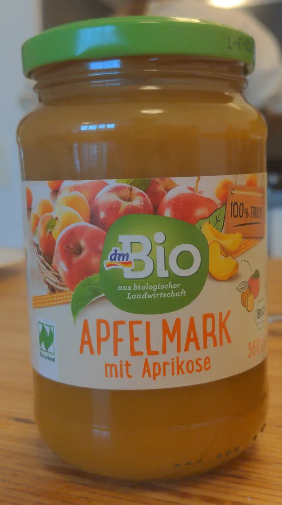 Apfelmark mit Aprikose