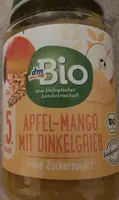 Dm Bio Apfel-Mango mit Dinkelgrieß