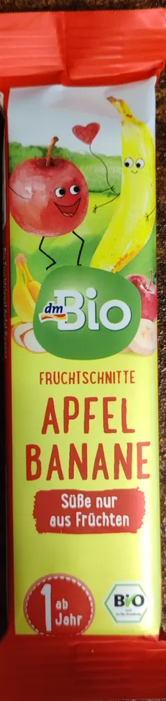 Fruchtschnitte Apfel Banane
