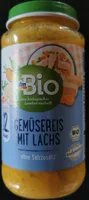 Gemüsereis mit Lachs