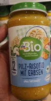 Pilz Risotto mit Erbsen
