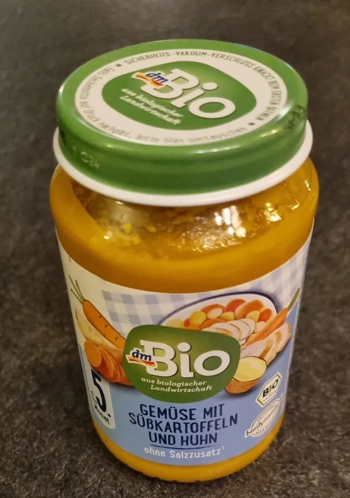 Gemüse mit Süßkartoffeln und Huhn