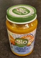 Gemüse mit Süßkartoffeln und Huhn