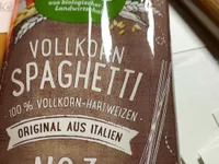 Vollkorn Spaghetti  Hartweizen, No 3