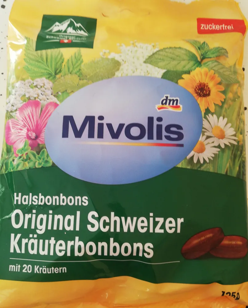 Halsbonbons Original Schweizer Kräuterbonbons