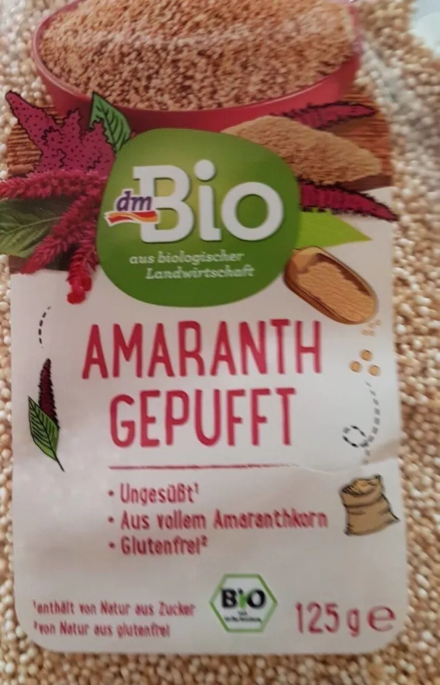 Amaranth gepufft