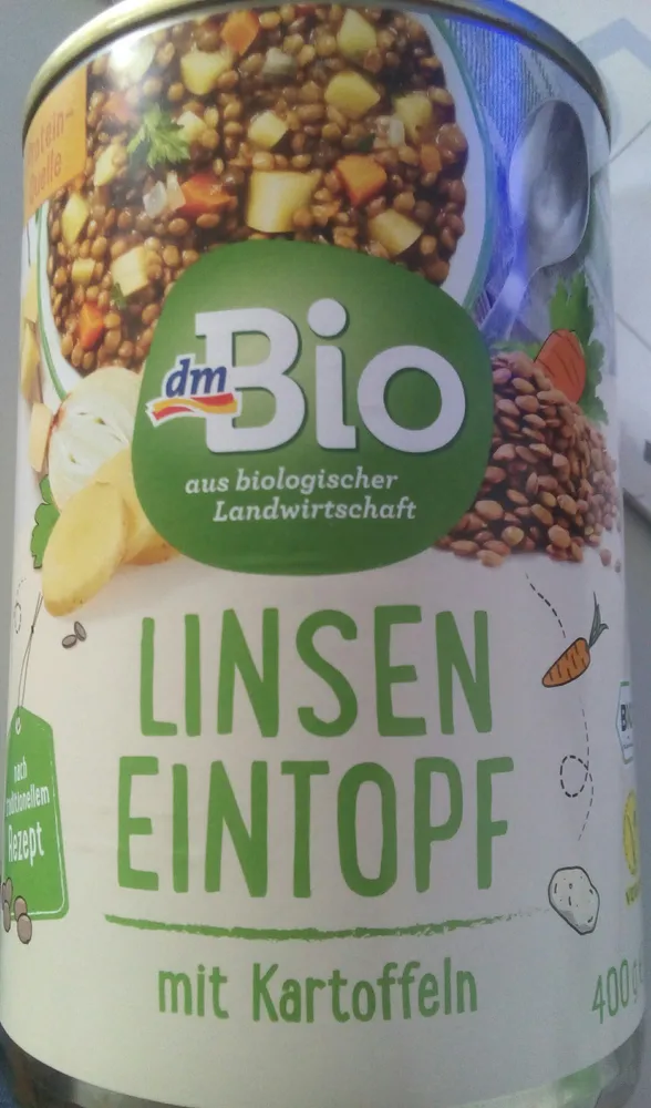 Linseneintopf mit Kartoffeln