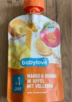 Mango & Orange in Apfel mit Vollkorn