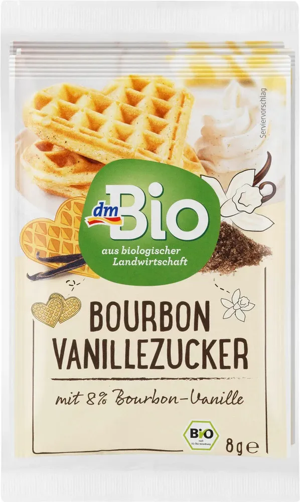 Bourbon Vanillezucker mit 8 % Bourbon-Vanille