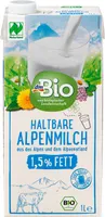 Haltbare Alpenmilch 1,5% Fett