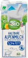 Haltbare Alpenmilch 3,5 % Fett