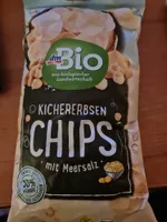 Bio Kichererbsen Chips mit Meersalz