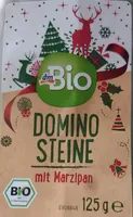 Dominosteine mit Marzipan