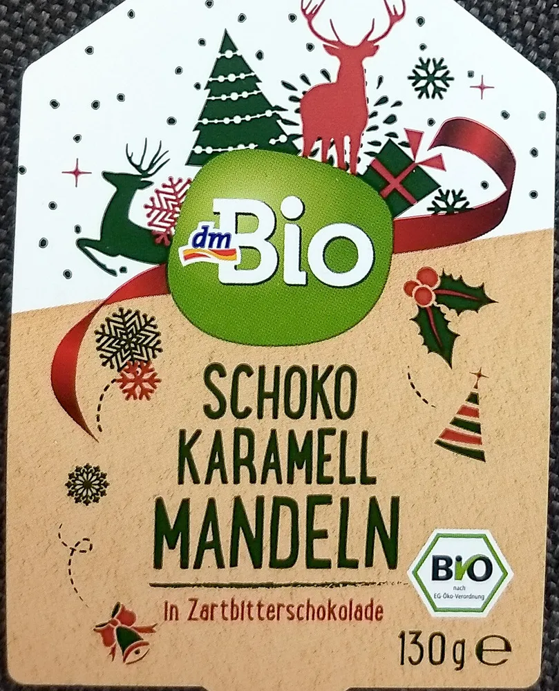 Schoko Karamel Mandeln