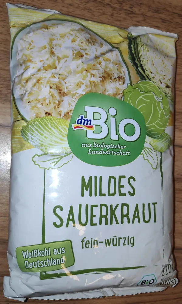 Mildes Bio-Sauerkraut