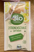 Zitronenschale gerieben