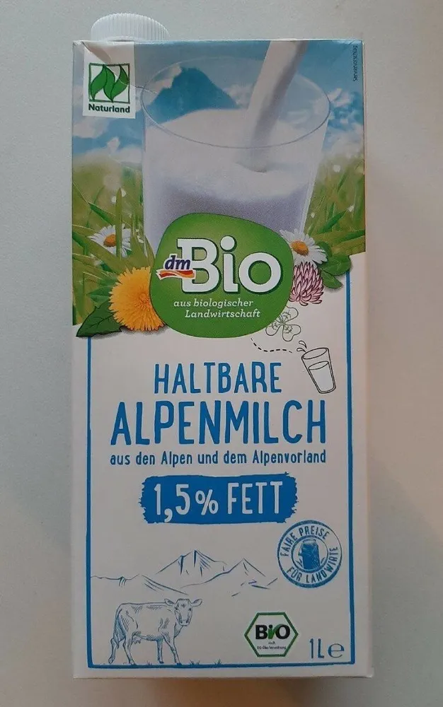 Haltbare Alpenmilch 1,5%