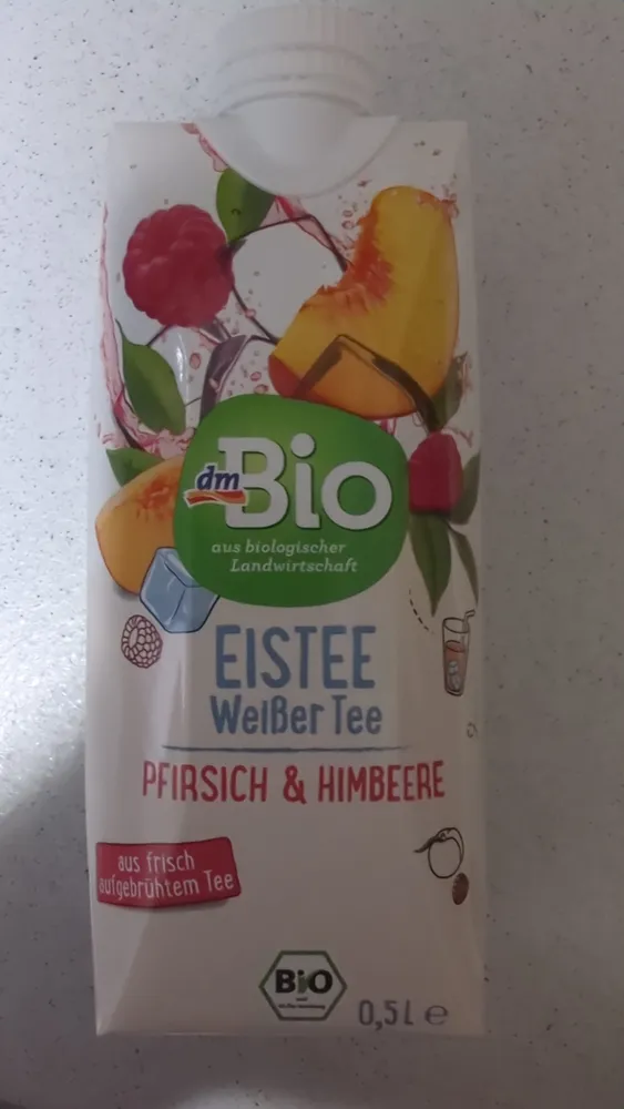 EISTEE Weißer Tee PFIRSICH & HIMBEERE