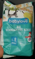 bio schneemann kekse