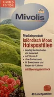 Isländisch Moos Halspastillen