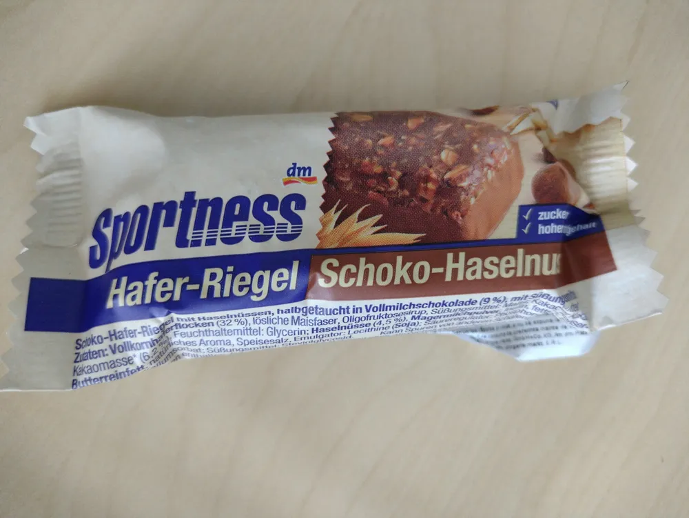 Sportness schoko haselnuss