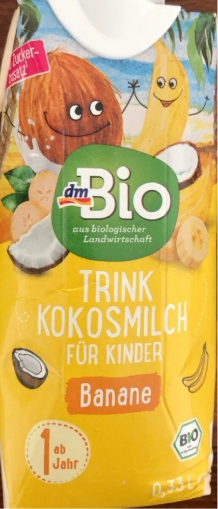 Trink Kokosmilch Banane