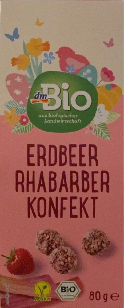 Erdbeer Rhabarber Konfekt