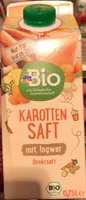Karotten Saft mit Ingwer