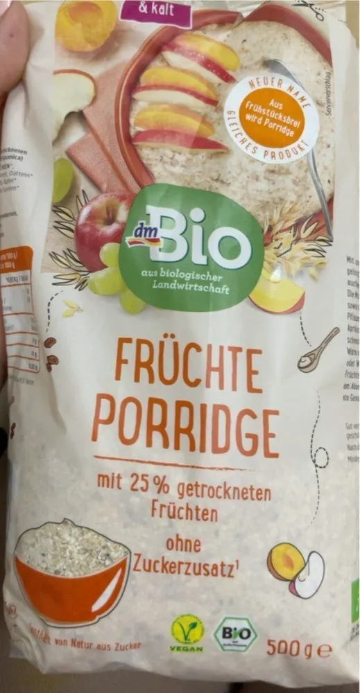 Früchte Porridge