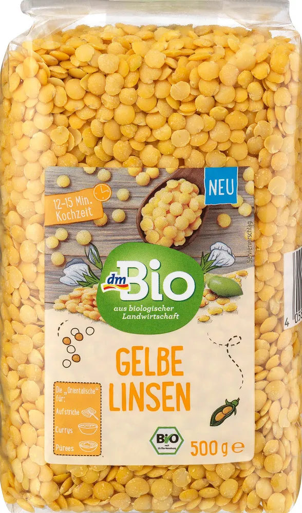 Gelbe Linsen
