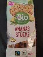 Ananasstücke, Trockenfrüchte