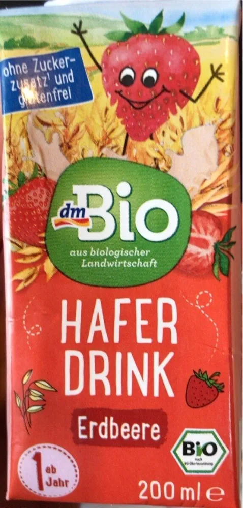 Jahodové ovesné mléko
