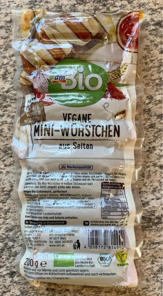 Vegane Mini Würstchen