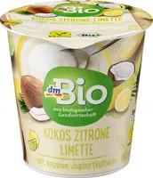 Kokos Zitrone Limette mit veganen Joghurtkulturen