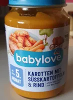 Karotten mit Süßkartoffeln und Rind