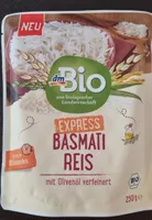 Express Basmatireis mit Olivenöl verfeinert