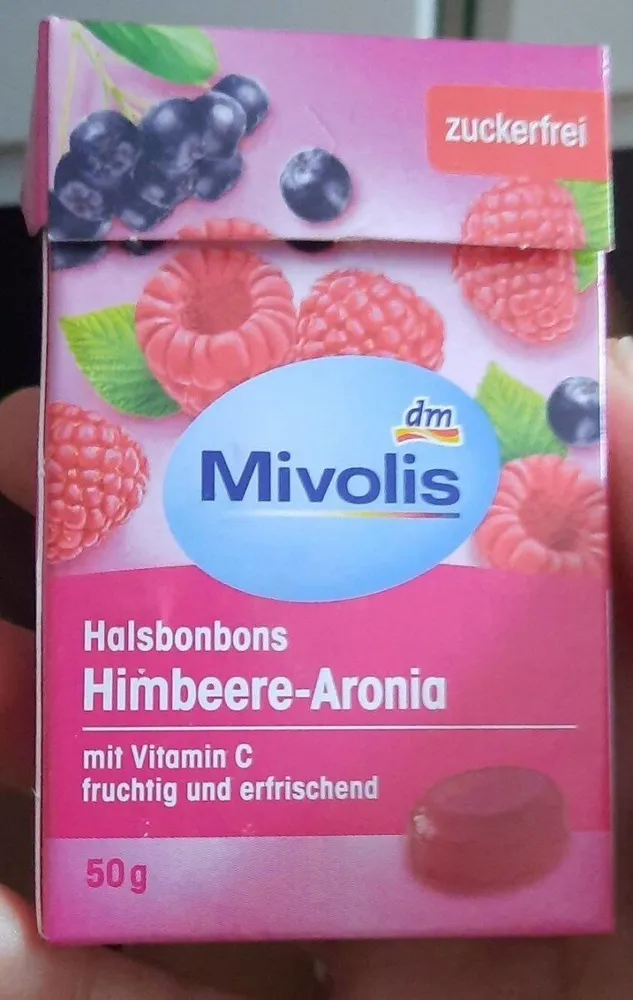 Halsbonbons Himbeere-aronia mit vitamin c