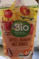 Apfel banane mit dinkel