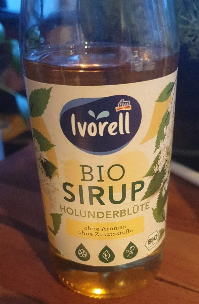 Bio Sirup Holunderblüte